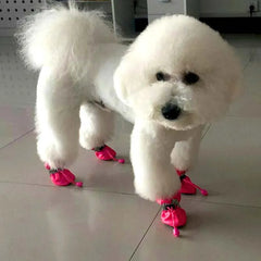 New Waterproof Pet Dog Shoes Anti-slip Rain Snow Boot Footwear Thick Warm For Small Cats Dogs Puppy Dog Socks Booties