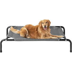 Large Dog Bunk Bed, Outdoor Elevated Dog Hammock, with Frame and Washable Waterproof Pet Platform