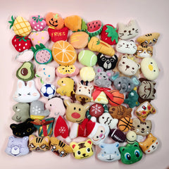 Pet Cute Plush Toy Set Cat Toy With Catmint Kitten Catnip Toy With Scent Cat Mini Catnip Toy Chewing Teeth Grinding Pet Supplies