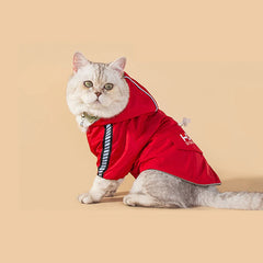Reflective Waterproof Dog Raincoat with Hood Thickened Pet Jacket Cat Clothes Dog Clothes Pet Rainwear Windproof Outdoor Gear