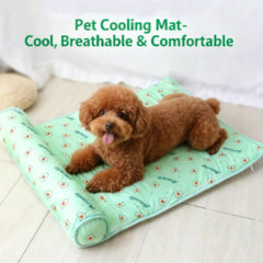 Summer Dog Cooling Mat Pet Ice Pads Cat Breathable Blanket Cat Washable Sofa Breathable Pet Dog Bed Small Animal Cold Bed