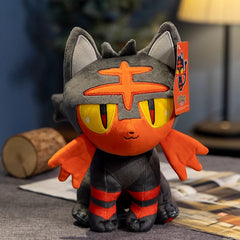 Pokemon Litten Plush Torracat Stuffed Doll Adorably Animal Toys Hobbies Kawaii Anime Periphery Present Xmas Gift for Kids