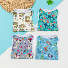 Pet Small Clothing Chihuahua Sweatshirt Xs Cute Cat Clothes Yorkshire T-shirt Summer Overalls Pug Cooling Vest Medium Dog Shirt