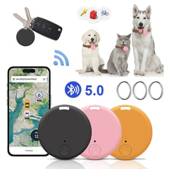 Mini Bluetooth Tracker Anti Lost Key Finder Children's Pet Tracker Wallet And Luggage Locator Compatible With iOS And Android