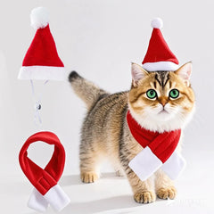winter, Christmas Pet Scarves, Hats, Cat And Dog Headwear, Scarves, Cloaks, Hairbands, Cloaks, Christmas Clothes