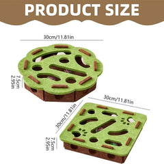 Cat Puzzle Toy Felt Puzzle Box Cat Exercise Toys With Bell Ball Indoor Sports Entertainment Hunting Interactive Cat Toys Indoor