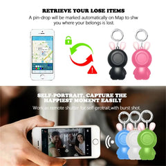 GPS Bluetooth Tracker Mini Smart Anti Lost Device Real Time Location Tracking Tag Finder for Keys Pets Dog Cat Child Kids