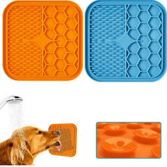 Pet Lick Silicone Mat Dogs Pet Slow Food Plate for Dog Bathing Distraction Silicone Dog Sucker Food Training Dog Feeder Supplies
