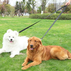 Outdoor Dog Leashes Dog Chain Control Dog Lead Leash Adjustable Training Double Ended 2.5M Police Style Safety Pet Dogs Walking