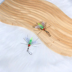 2pcs Simulation Flying insects Cat Teasing Stick Replacement Head Insect Cat Toy Interactive Pet Toys For Kitten