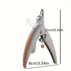 LED Pet Nail Clippers with LED Light Pet Cat Dog Nail Clippers Polished Pet Cleaning Supplies