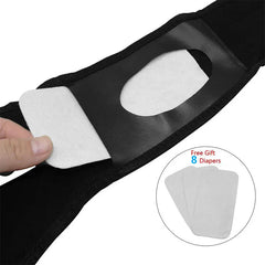 Female Dog Estrusing Nappies with 8 Sanitary Pad For in Bleeding Physiological Washable Nappies Anti Male Dogs Harass Pants