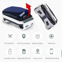 Mini Smart Gps Dog Tracker Anti-Lost Collar for Cats Waterproof GPS+WIFI Locator with Microphone Real-Time Tracking Accessories