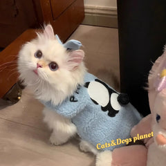 Cute Cat Sweater Soft Cozy Costume Winter Warm Pet Clothes for Cats Katten Sphynx Pullover Sweater Clothing Gatos Small Dogs