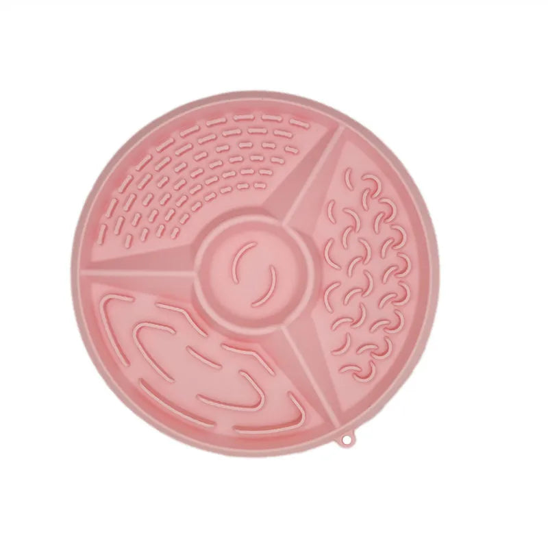 Pet Supplies Dog Licking Mat Silicone Cat Slow Food Tableware Bowl Suction Cup Anti Choking ,Anti Overturning Healthy Meal Mat