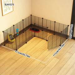 Squirrel Cage for Home Use, Spliced and Reinforced Small Pet Cage, Chinchilla Dwarf Rabbit Double-Layer Villa Hamster Cage