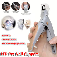 Professional Pet Nail Clipper Scissors With LED Light Cat Dog Nail Clippers Tool Scissors Nail Toeclaw Cutter Scissors Pet Suppl