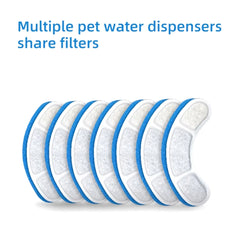 5/20/30pcs Replacement Filter For Cat Dog Water Drinking Fountain Activated Carbon Replaced Filters Fountain Dispenser Feeders