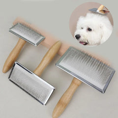 New Dog Short Hair Brush Dog Comb Solid Wood Cat Comb Pet Hair Remover Large Dog Comb Car Animal Hair Brush GSZ05