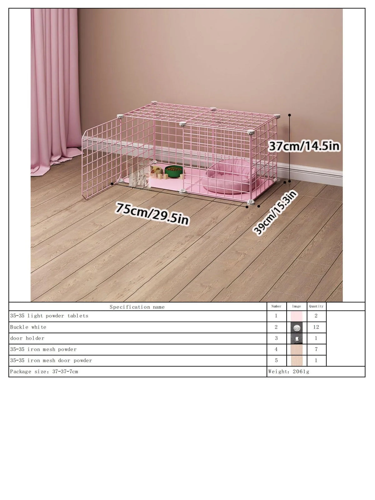 Cat Cage for Home Use, Indoor Free Space, Portable Assembly, Suitable for Multiple Cats, Kittens, Small Animals, Squirrels, Pets, Simple Empty Cage, Cat Cabinet, Cat House