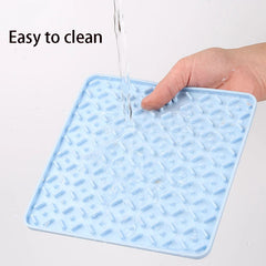 Pet Placemat Silicone Pets Eating Slowly Food Pad Cat Slow Feeding Mat Dog Lick Mats  Cats Dogs Feeding Supplies