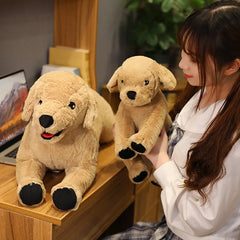 40/70cm Simulation Labrador Dog Plush Toy Creative Realistic Animal Puppy Dolls Stuffed Soft Toys for Children Birthday Gift