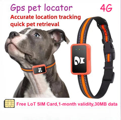 4G GPS Tracker for Dogs and Cats free card Waterproof Pet Locator with Health Monitor and Step Counter for Android IOS phone