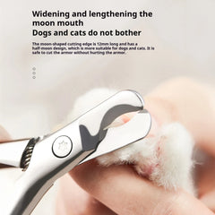Professional Pet Nail Clipper Sharp Safety Animal Grooming Toe Trimmer Stainless Steels Finger Cutter for Dog and Cat