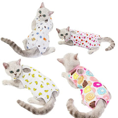 New Cat Dog Surgery Suit Postpartum Hygiene Onesie Pet Sterilization Clothes Postoperative Vest Anti-Off Anti-bite Puppy Kitten