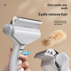New Pet Knot Comb Cat Dedicated To Floating Hair Comb Dog Thinning Brush Artifact Stainless Steel Cat Hair Cleaning Brush.