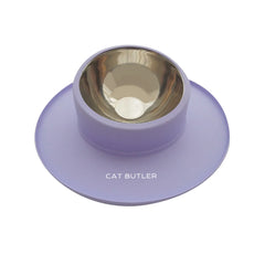 Silicone Stainless Steel Pet Non-slip And Leak-proof Eating And Drinking Dual-purpose Easy To Clean Dog Fixed Dog Food Bowl
