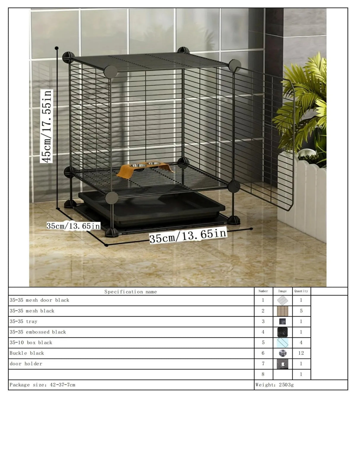 Large Multi-Layer Squirrel Cage for Home Use, Suitable for Young Pets Like Sugar Gliders, with Tray and Reinforced Structure