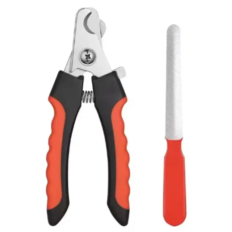 Professional Pet Nail Clippers for Dogs Cats with Safety Guard Stainless Steel Scissors Nail Pliers for Pet Claw Care Grooming