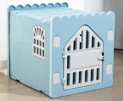 Disassemble Plastic Durable Waterproof weatherproof Kennel Pet small Dog Cat room House cage