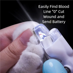 Professional Pet Nail Clippers with Led Light Pet Claw Grooming Scissors for Dogs Cats Small Animals Paw Nail Trimmer Pet Supply
