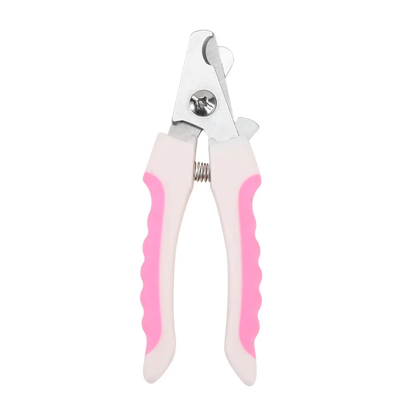 Pet Nail Clippers for Large Dog Nail Trimmer Stainless Steel Scissor Multifunctional Nail Cutter Cat Claw Care Grooming Supplies
