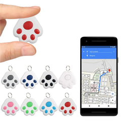 Mini GPS Tracker Key Kids Bag Finder Dog Cat Pet Locator Smart Bluetooth Tracker Device Anti-lost Reminder for IOS/ Android