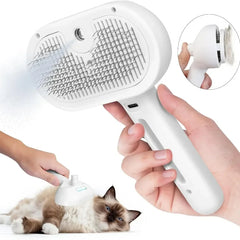 Pet Spray Hair Comb Pet Hair Remover Cleaning Brush Cats Grooming Dog Accessories Tools Dematting Water Mist Humidifier Comb