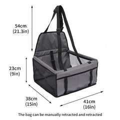5 color Double Thick Waterproof Travel Accessories Mesh Hanging Bag Folding Pet Supplies Dog Mat Blanket Safety Pet Car Seat Bag