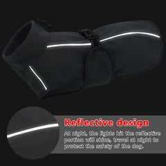Warm Big Dog Clothes Waterproof Pet Large Dog Jacket Coat Winter Dogs Pets Clothing For French Bulldog Puppy Ropa Perro M-3XL