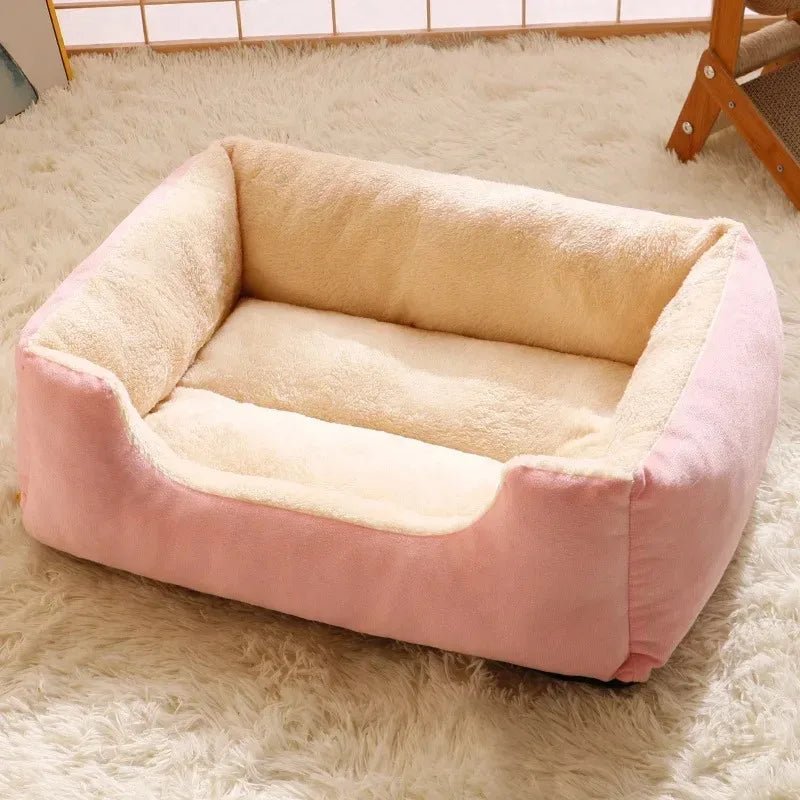 Winter Cats Bed Dog Mat Beds Goods Pet Puppy Accessories Products Kitten Cushion Things Accessory Houses Habitats House Supplies