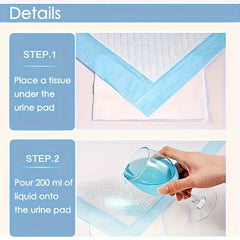 100 17.7"x13" inch 6-layer protective structure Disposable absorbent dog training pads - Training puppy urine pads for super abs