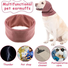 New Calming Dog Ears Cover Grooming Bathing Neck Pet Head Protection Ears Warmer Cat Ear Muff Washable Pet Dog Accessories