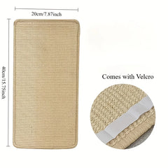 A sturdy and thick cat scratch board - free of clutter, designed for sofa safety, used for exercise and relaxation