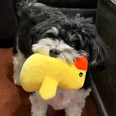 Dog toys 7-piece set of puppy voice toys plush pet chewing plush fruit snacks and vegetables puppy toys