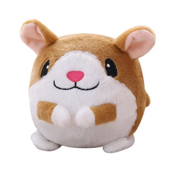 Music Vibration Bouncing Ball Bite Resistant Funny Interactive Squeaky Toys Talking Self-Moving for Small Medium Dogs