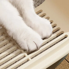 Small Size Anti-Splash Pet Sandbox-Kitty Litter Box Cats Toilet Tray Bedpan Essential Cleaning Supplies for Kittens & Small Cats