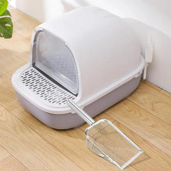 Cat Litter Scoop Cat Stainless Steel Poop Scoop Shovel Portable Cat Pooper Lifter For Frogs Lizards Dogs Cats Snakes Turtles