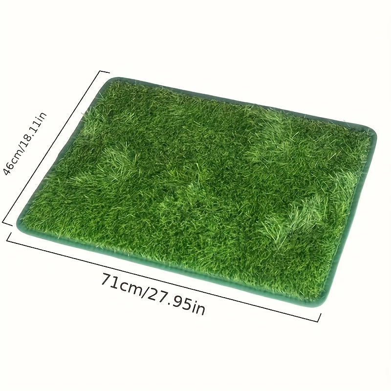 Simulation Lawn Dog Toilet Training Mat Washable Pet Urine Mat Dog Toilet Replacement Pad Eco-Friendly Non-Slip Pet  Accessory