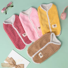 Soft Fleece Winter Warm Pet Clothes Cute Dog Coat Puppy Jacket for Small Dogs Cats French Bulldog Chihuahua Yorkies Costume MY03